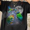 Motmot Shirt, Vintage Motmot Moon T-Shirt, Retro Bird Graphic Tee, Aesthetic Animal Moon Shirt, 90s Style Bird Lover Gift, Celestial Motmot