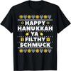 Joyeux Hanukkah Ya Sale Moche Hanukkah Drôle Juif Hommes Femmes T-Shirt