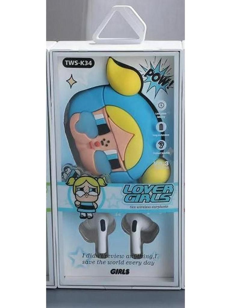 Powerpuff Girls Crybaby TWS-K34 Wireless Bluetooth Earphones 2025