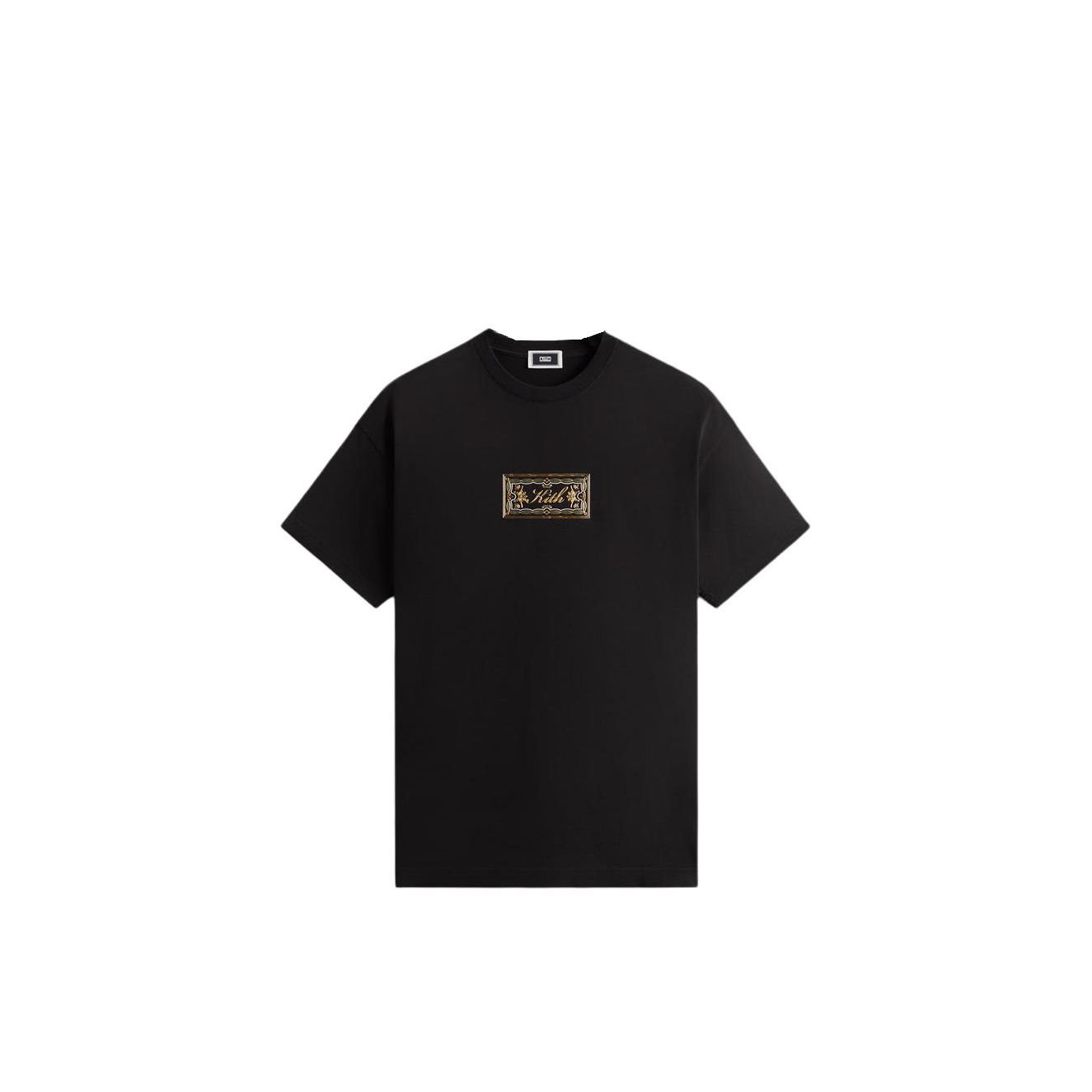 

Черная футболка унисекс с орнаментом Kith KHM031930-001