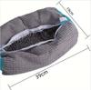 Wash Shoes Bag Padded Net Laundry Shoes Protector Fluffy fibers Polyester Washing Shoes Machine Laundry Bag Drying Bags Zipper
