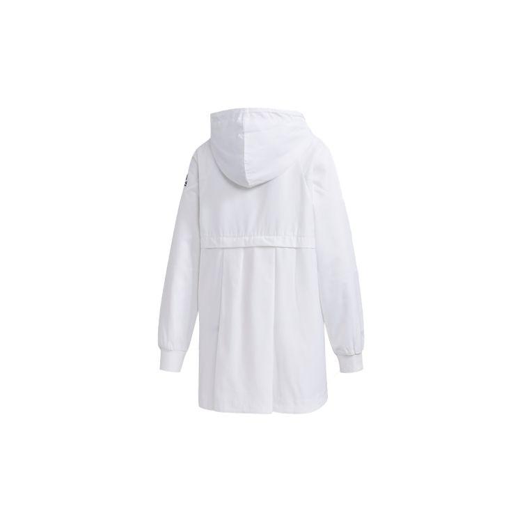 adidas Wb Alphabet Logo Print Hooded Jacket White FM9251 S