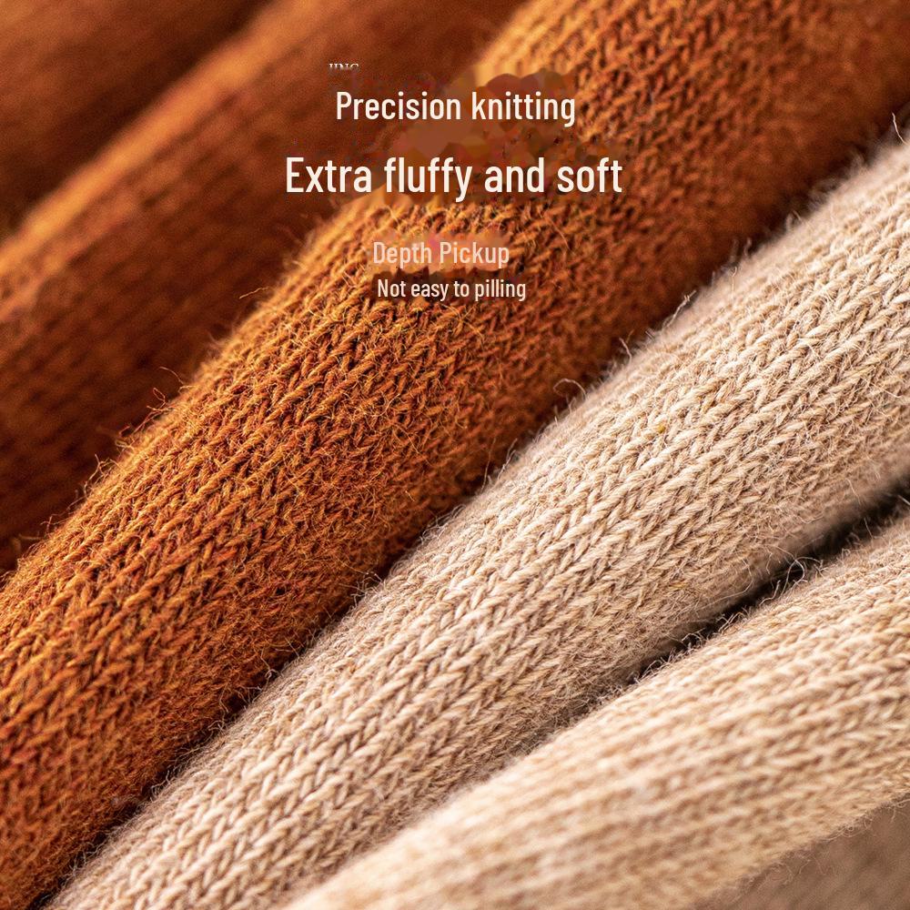 Dámské dlouhé ponožky z čisté bavlny: Nad koleno, Černý sportovní, Jarní a Podzimní JK styly