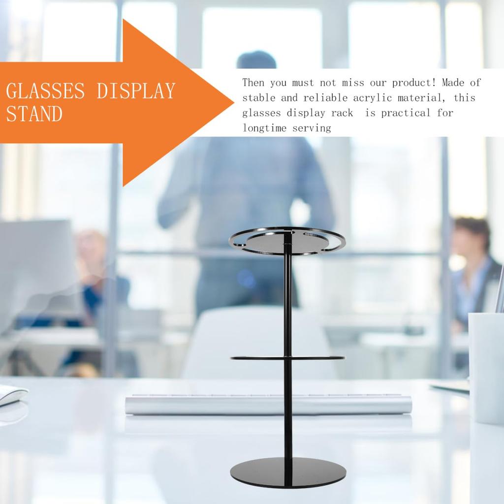 LEDMOMO Eyeglasses Sunglasses Acrylic Eyeglasses Eyeglass Eyeglass Sunglasses Glasses Display Display Stylish Display Stand Stand, Double-Layer Stand,