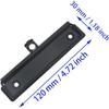 4 PCS Binder Clipboard Clips Metal Office Hardware Black Clipboard Clamps for Organizing Papers and Photos