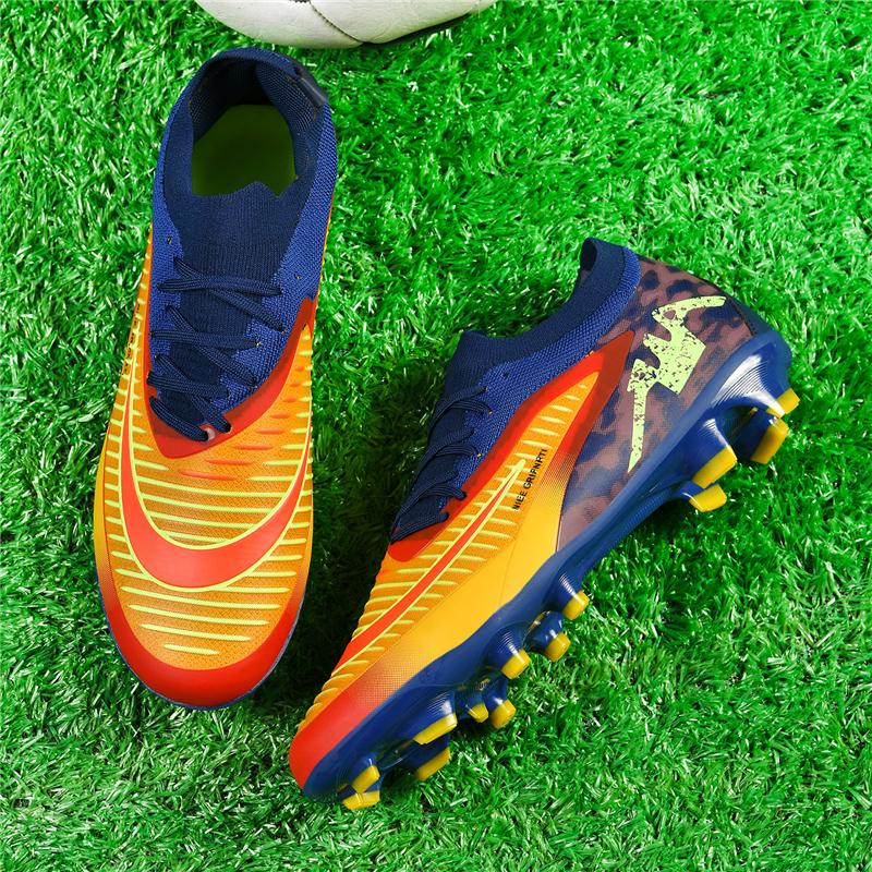 Bottes de Football Homme FG Baskets Tenis Adulte Casual Crampons de Terrain Originales Confortables Haute Qualité Entraînement Chaussures de Football Homme
