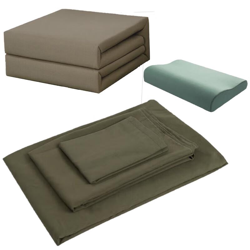 Military Green Dormitory Bedding Set