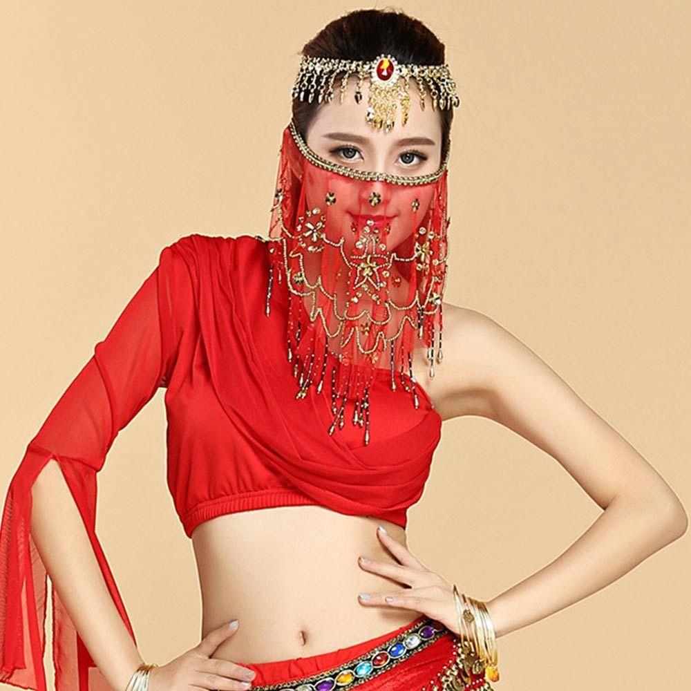 Vintage Belly Dance Jewelry Bohemian Hair Accessories Professional Necklace Women