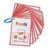 Montessori Flashcards Early Educational Double Side Vocabulary Cards Toddler Teaching Aids English Vocabulary