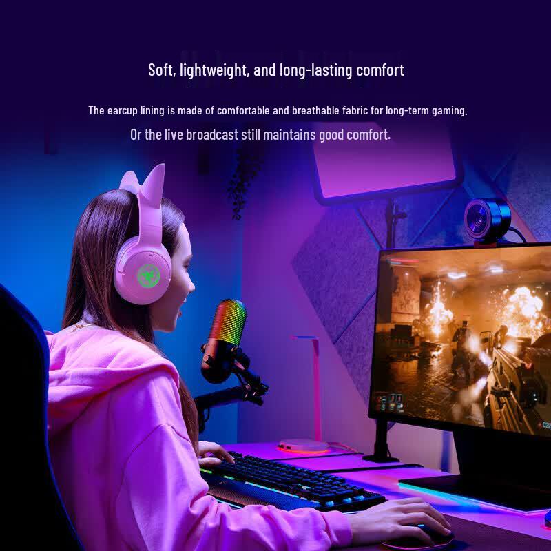 Razer Kraken Kitty V2 Bluetooth Wireless Gaming Headset