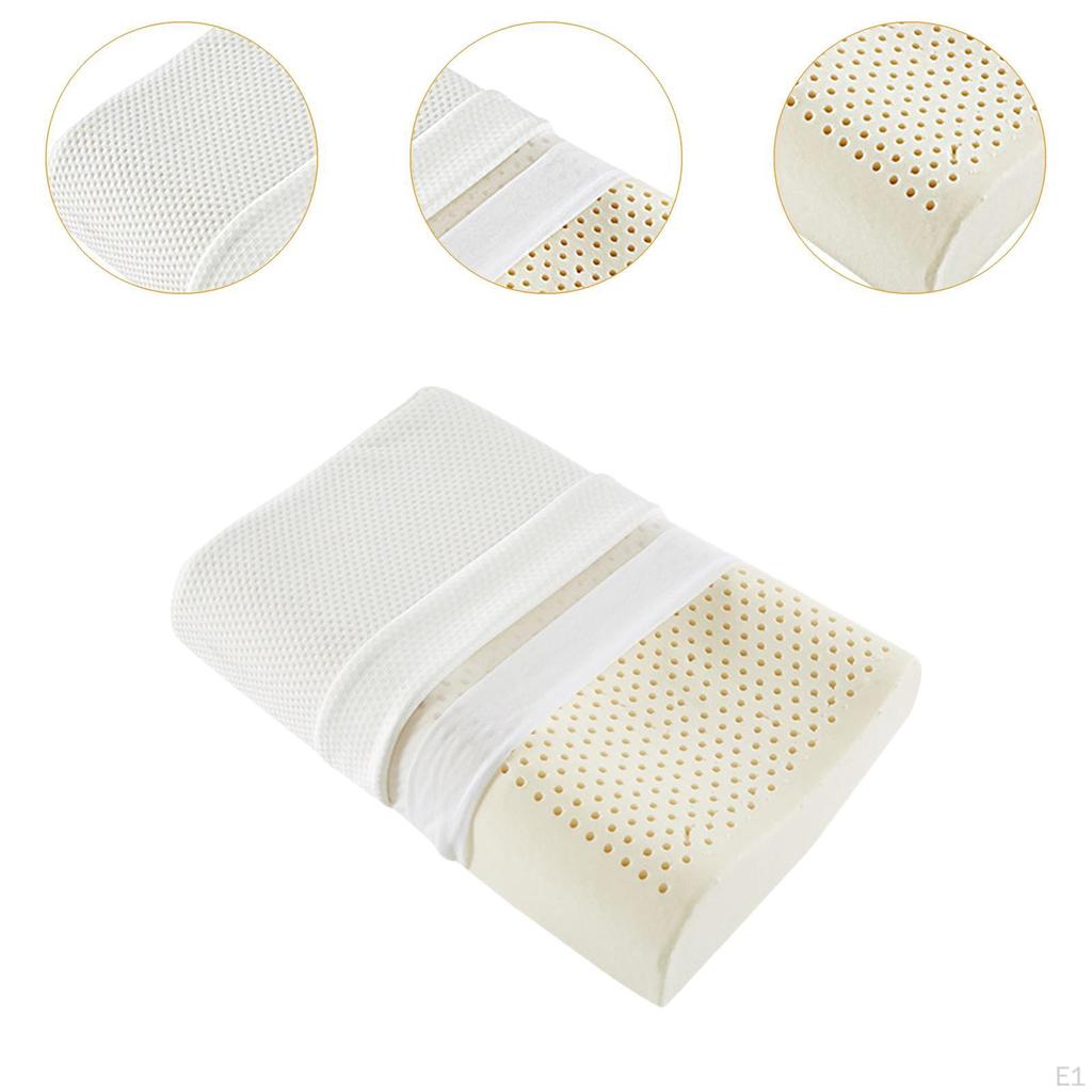 Breathable Latex Pillow for Side and Back Sleepers with Gift Option
