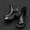 3639 Catwalk Bulldozer Martin Boots Thick Sole Heightening Fashion Short Boots Metal Rivet Couple Locomotive Boots