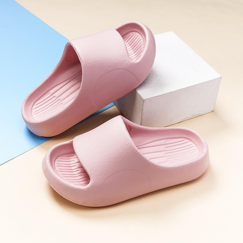 

Hardwearing Cozy And Kids Indoor Slippers In Vibrant Colors Lightweight Eva Material Pink Glossy,24/25