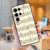 Hudební noty Hudební noty Pouzdro na telefon Pro Samsung Galaxy S25 S23 S22 S21 S20 S24 Ultra S9 S10 Plus S25 FE Zadní kryt