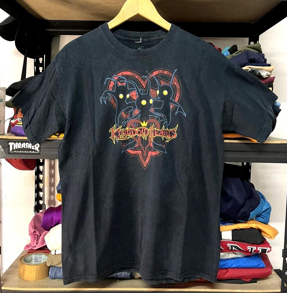 

Kingdom Hearts T-Shirt Vintage Video Game Promo Graphic Tee Unisex S-5XL L