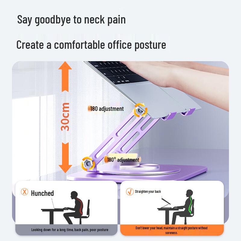 Founder 360° Rotating Foldable Laptop Stand