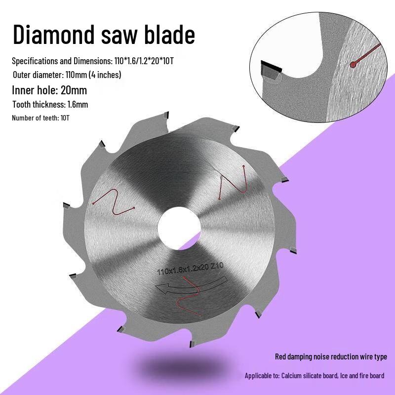 

110mm Diamond Saw Blade for Fiber Cement & Calcium Silicate Boards