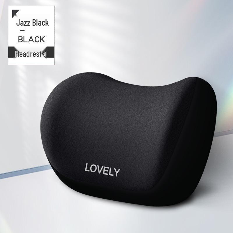 Car Memory Foam Headrest and Lumbar Support Cushion Set