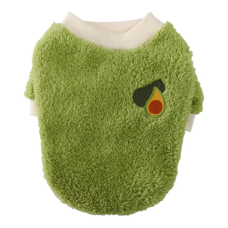 Plaid Fleece Clothes for Small Dogs & Cats - Autumn/Winter French Bulldog Outfit, Two-Legged Design