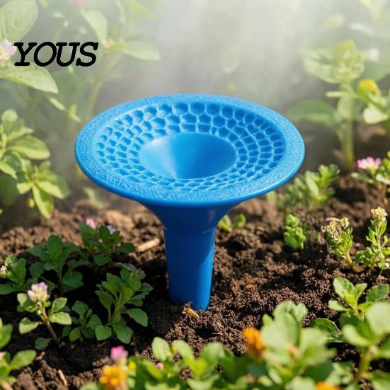 Bee Water Feeder 3D Printed Watering Station, Flower Pot Plastic with Stake Stake, Waterer Bath Bowl for Outdoor Outside Garden Courtyards