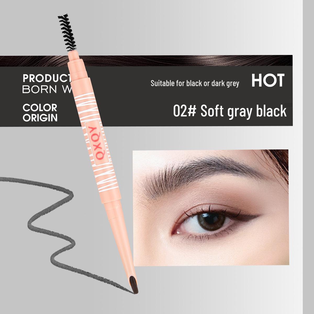 

Карандаш для бровей Yalin 3D: Стойкий, Водостойкий, Не размазывающийся, Двусторонний для естественных диких бровей. 300mg