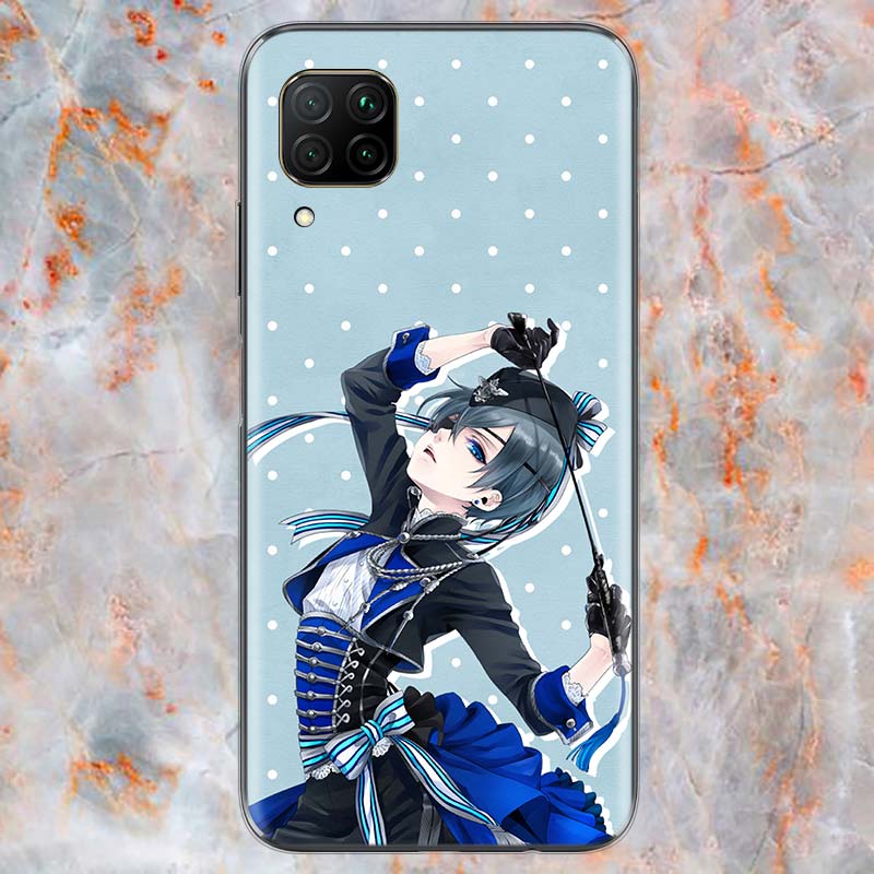 Butler Anime Cartoon For Huawei Mate 40 30 20 20X 10 RS P Smart 2021 2020 Z S Pro Plus Lite 2019 Phone Case Shell