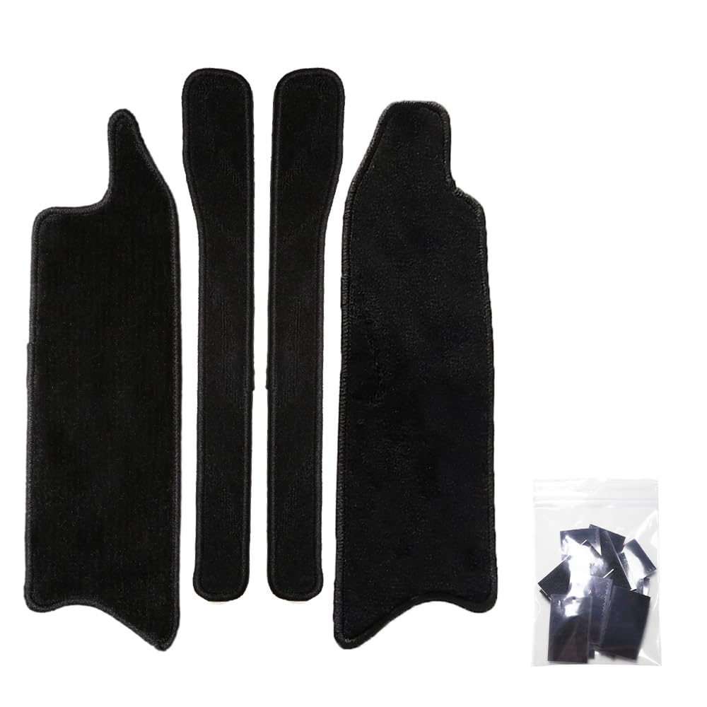 

Комплект из 4 черных накладок на пороги для Honda Scuff Floor Interior Custom Accessories N-BOX JF5/JF6, Накладки, Коврики, Детали, чёрный