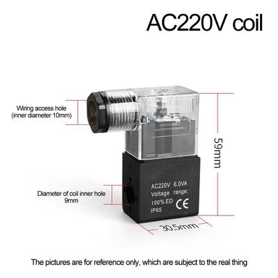 Easy To Follow Tallation Guide Solenoid Valve Coil DC24V 12V AC220V 110V