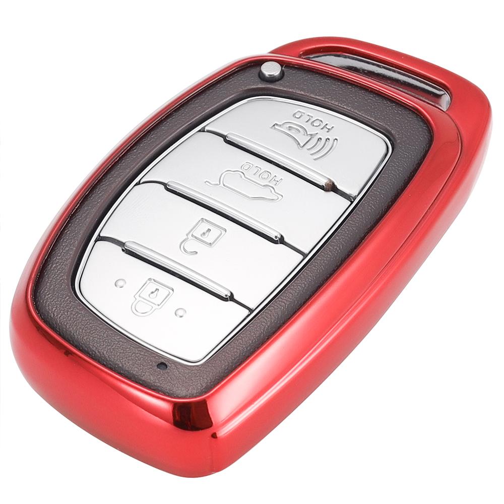 TPU Schlüsselanhänger Hülle Passt für Hyundai Elantra Tucson Sonata I40 Keyless 3/4/5 Tasten Smart Fernbedienung