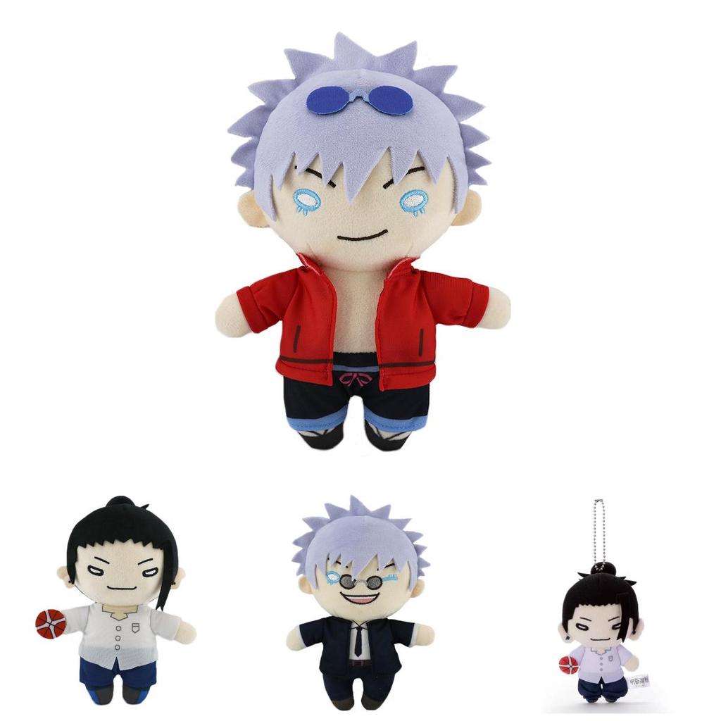 Adorable Toho Jujutsu Sorcery Plush Toy Featuring Gojo Satoru In Stylish Summer Outfit