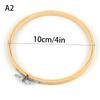 9 Styles Bamboo Frame Embroidery Hoop Ring Diy Embroidery Painting Cross Stitch Kit Round Bamboo Frame Sewing Tools Home Decor