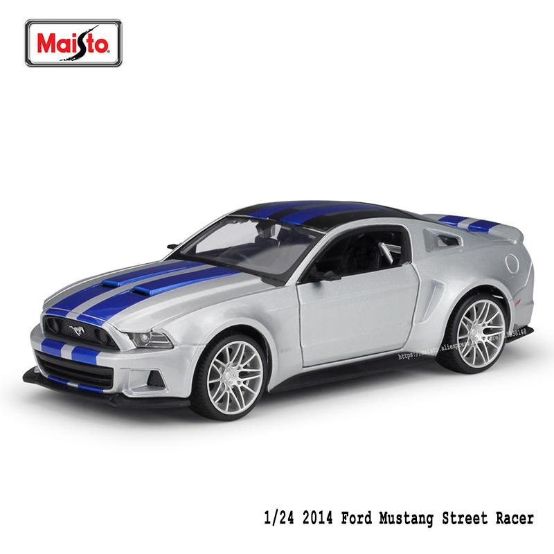 Maisto 1:24 2014 Ford Mustang Street Racer Super Duty car model die-casting static precision model collection gift toy tide play