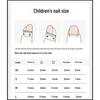 Purple Sparkle Star Cartoon Nail Art Stickers for Kids - Cute, Playful, Wearable Nails