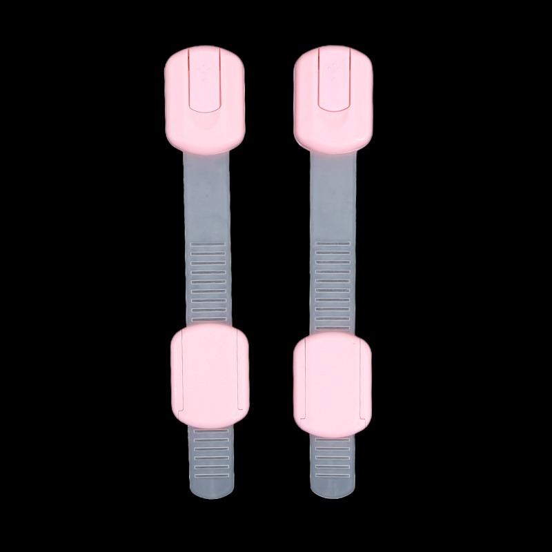 Kids Adjustable Multipurpose Double Buckle Refrigerator Door Locks Baby Safety Locks Child Protection Equipment Cabinet Locks