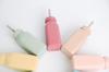 Silicone Children's Water Bottle Cup with Straw and Lid 200 ml 6m+ Green