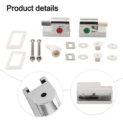 Ersatz-Scharnier-Kit für festes Toilettensitz ABS und Edelstahl Mühelose Demontage Stabile Tragfähigkeit