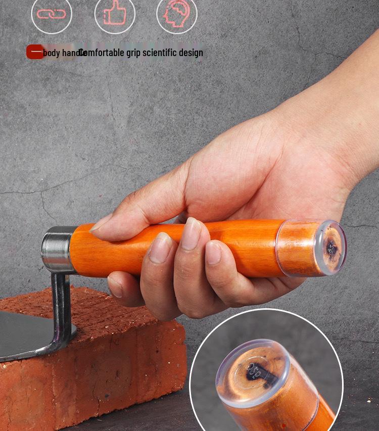 Stainless Steel Gray Spoon Spatula Trowel & Wall Scraper for Plastering and Tiling