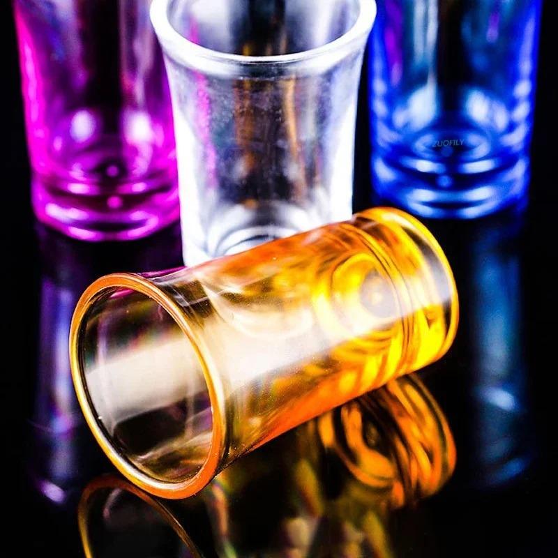 NOVÉ 6 KS Panák Plastový Panák Párty Bar Klub Pitný Nástroj Svatební Sklenice na Víno Koktejlový Půllitr Kulka Skleničky na Vodku