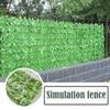 Elegant Uv Fade Protected Artificial Leaf Privacy Screen For Garden Fences