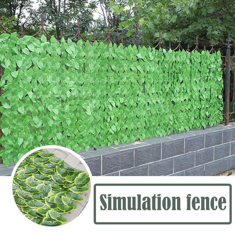 Luxurious Artificial Leaf Garden Fence Screening Roll For Ultimate Privacy And Beauty