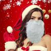Beard Mouth Cover Christmas Decorative Mouth Guard Cotton Polyester Cosplay Beard Ornament