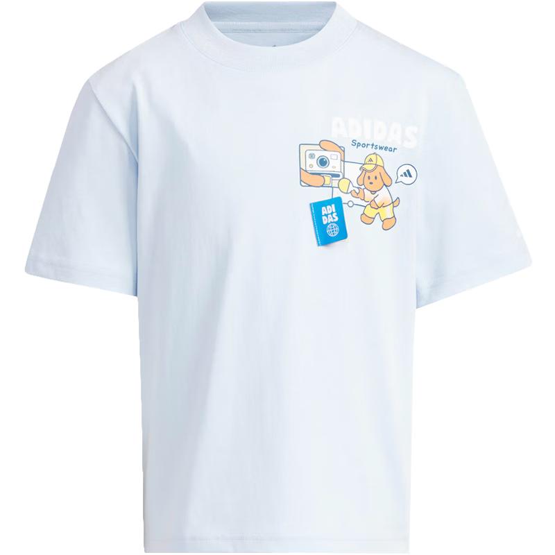 

Adidas Boys Summer Fun Print T-Shirt 140CM