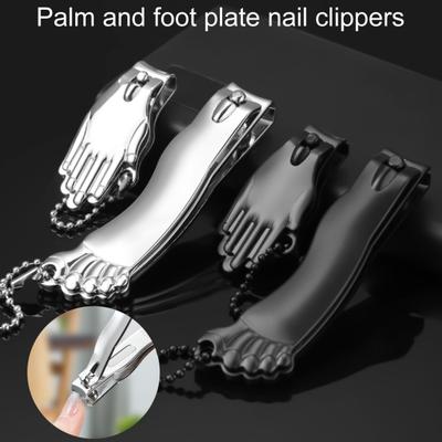 2 Teile/satz Nagel Schere Carbon Stahl Hand Fuß Form Ergonomische Fingernagel Cutter Nagel Trimmer Datei Clipper Pediküre Scheren Maniküre Werkzeuge