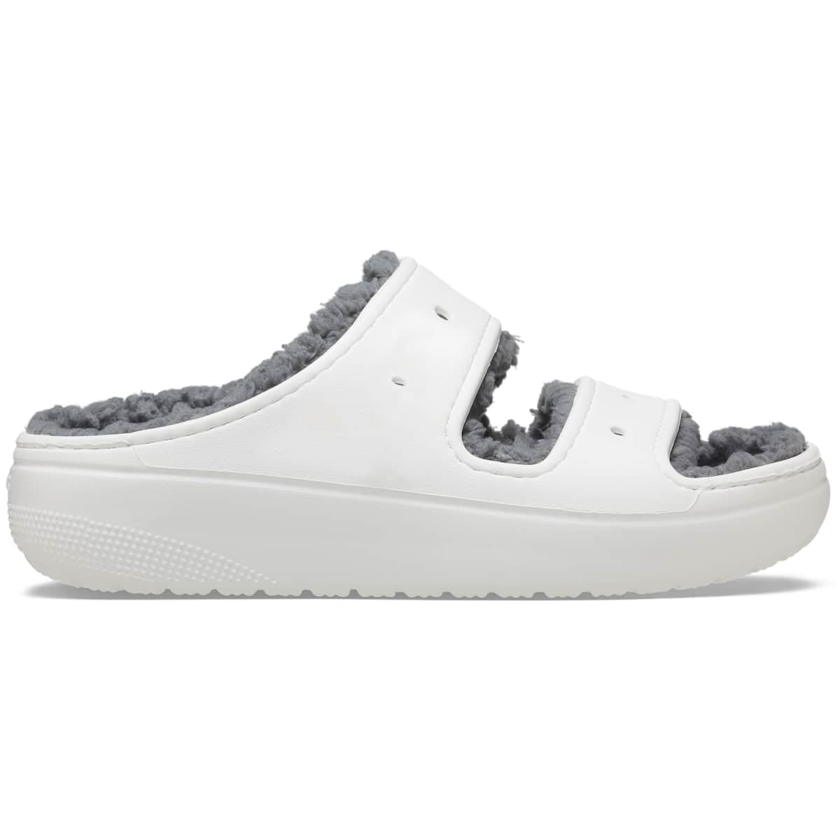 Сандалии Crocs Classic Cozy, Унисекс, Белые, 22 см
