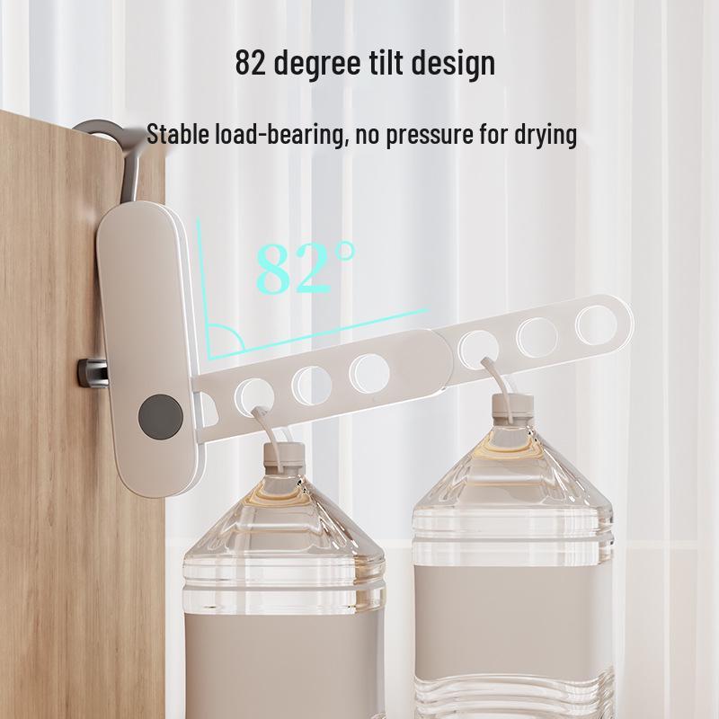 Portable Foldable Multi-Hole Clothes Hanger for Travel and Business Trips
