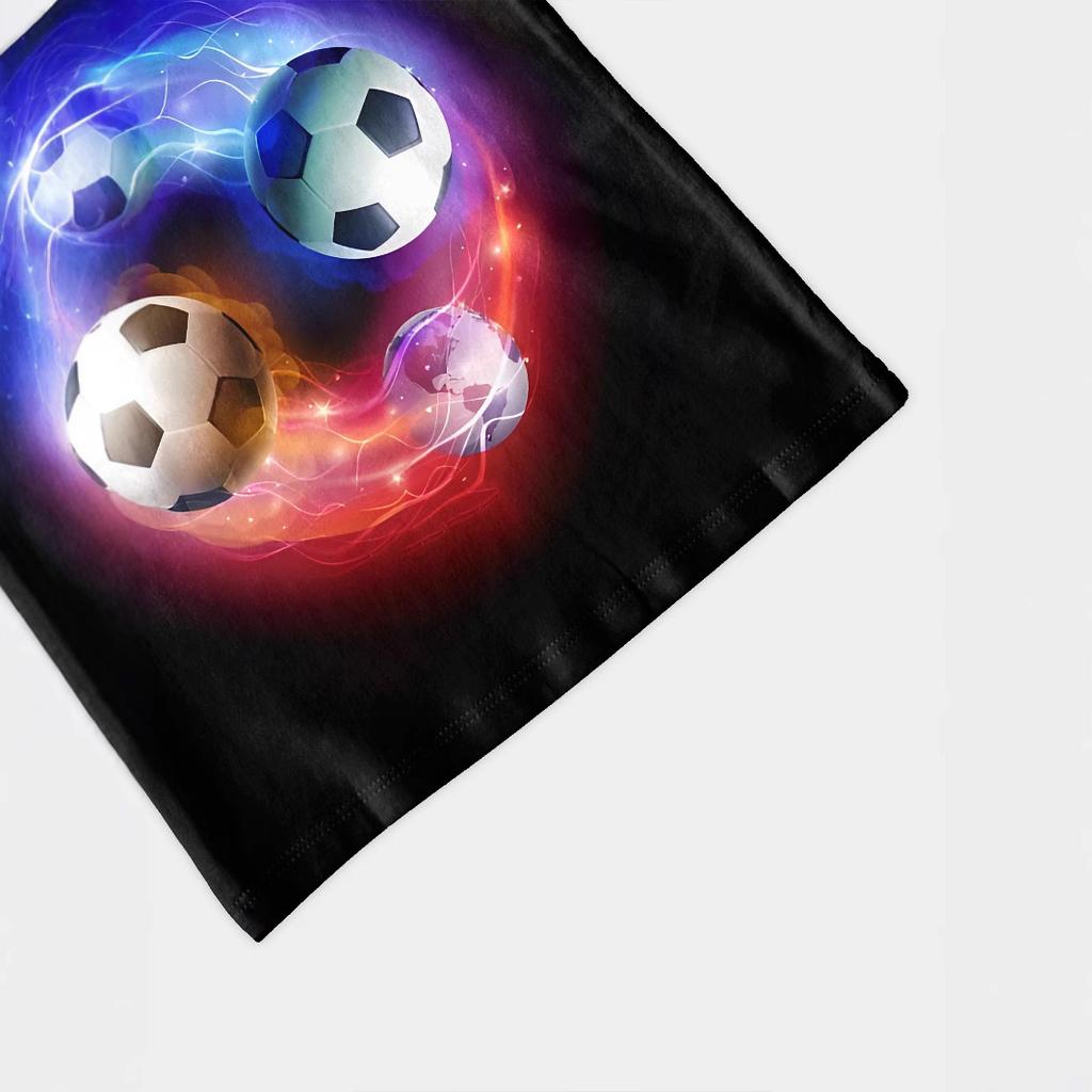 Kids T-shirts Summer Boys' Short Sleeved T-shirt 3D Printed Illusion, Cartoon Sports Football Top for Middle Aged Children Tees