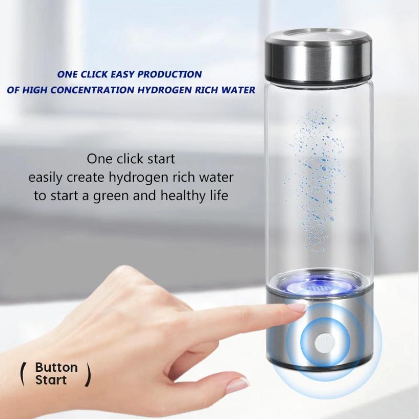 8032PPB Generatore di Acqua Idrogenata 3 Minuti Alcalinizzatore Ricaricabile Tipo-c Borraccia Antiossidante Tazza Portatile di Acqua Ricca di Idrogeno