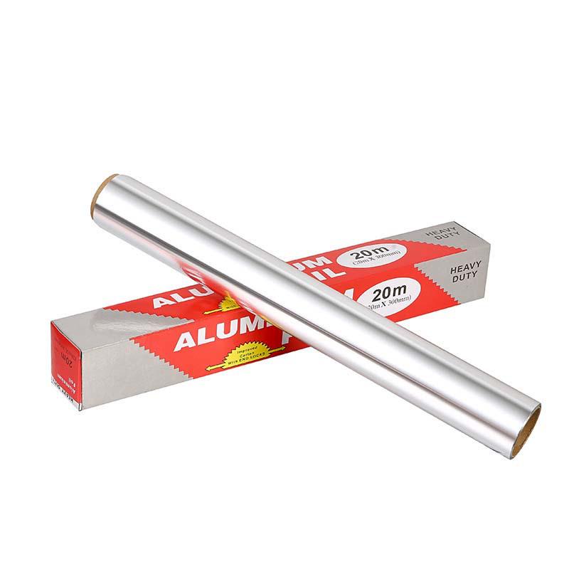 Thickened Disposable Aluminum Foil Paper for Baking and Barbecue, Food Grade Silicone Oil, 30cm Wide
