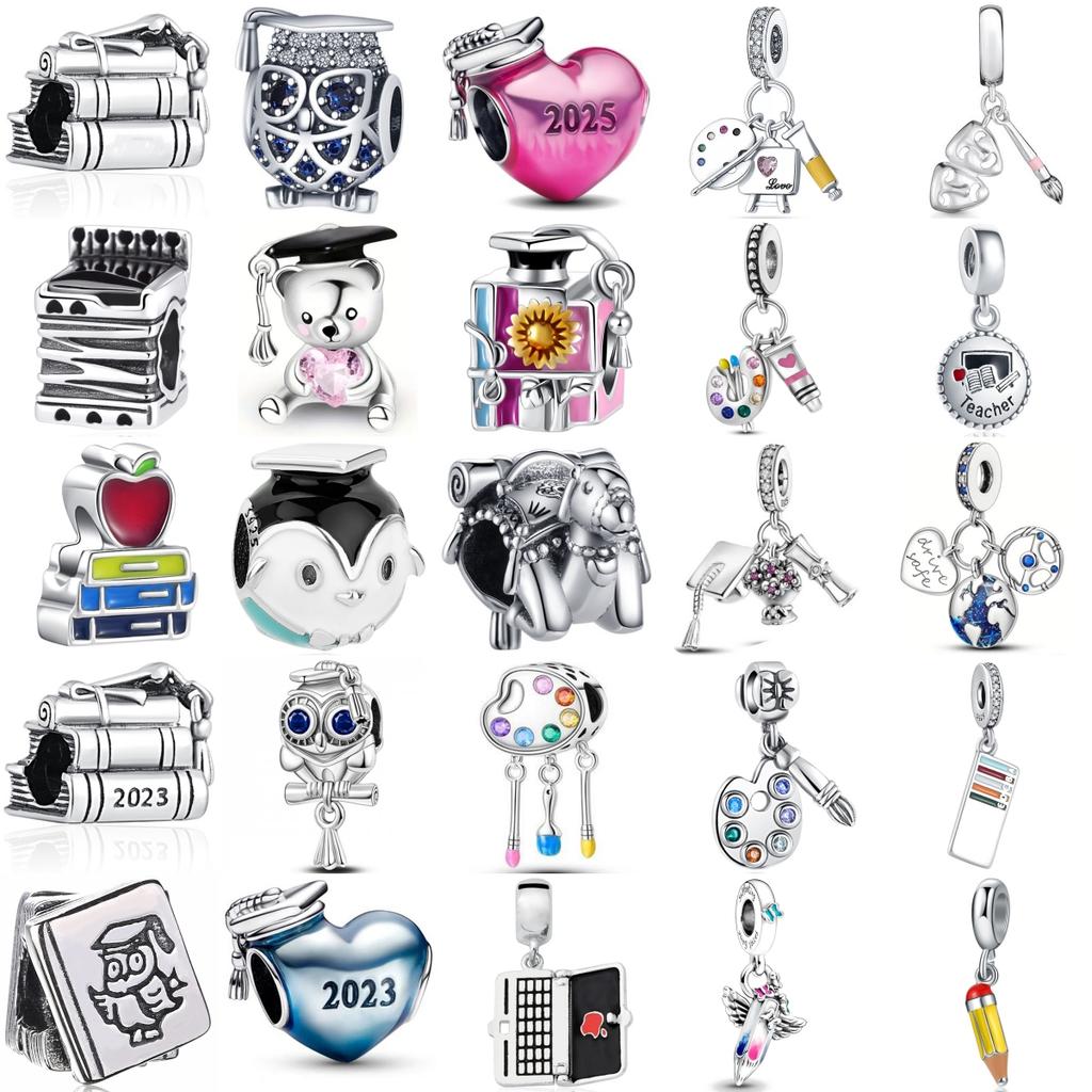 New Beautifulcopper Graduation Season Bachelor'S Cap Pendant Fit Original Diy Bracelet Necklace Fashion Accessories Gift