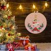 Handmade Christmas Embroidery Kit Reusable Needlepoint Kit  Embroidery Beginners